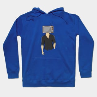 Man With TV Face Hoodie